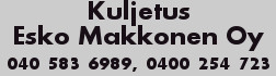 Kuljetus Esko Makkonen Oy logo